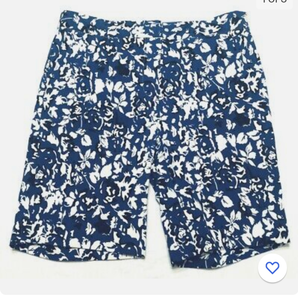 Mario Serrani Italy shorts Sz.10 Royal Print
